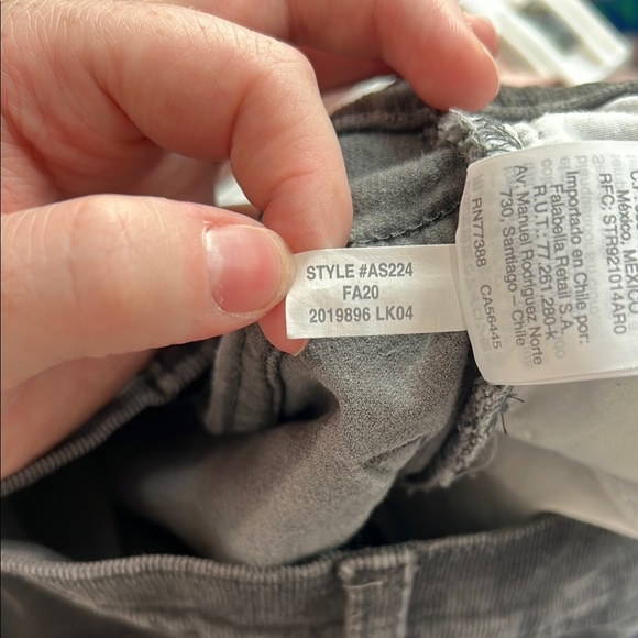 J. Crew 9” High Rise Skinny Corduroy Pants Womens 26 Gray - Picture 8 of 8